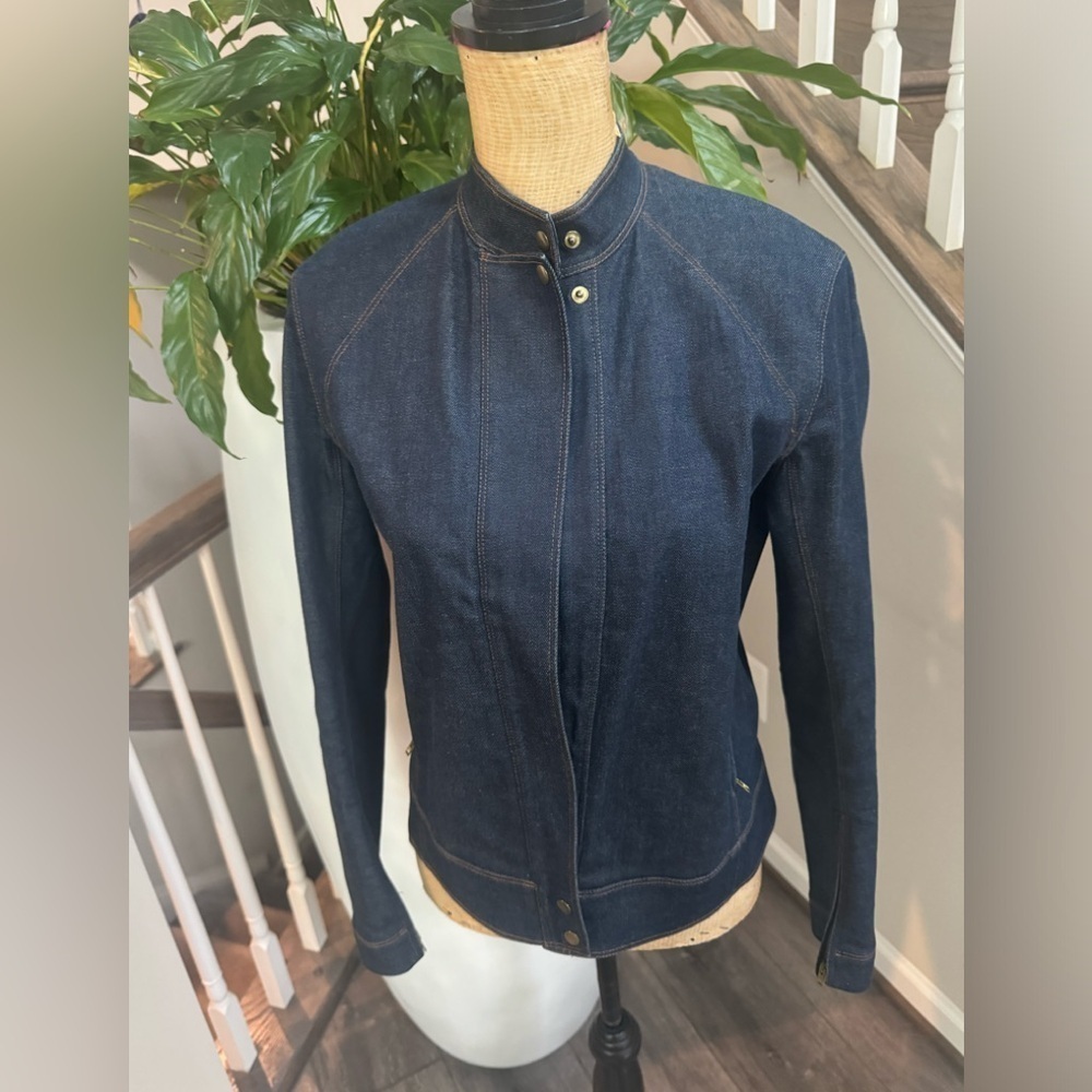 Donna Karan signature Jean jacket 8